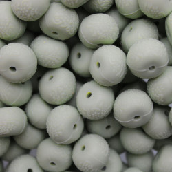 Palline in silicone effetto ricamo