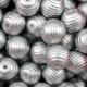 Palline Rigate 15mm  in Silicone– Atossiche e BPA Free per Creazioni Artigianali