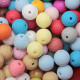Palline Rigate 15mm  in Silicone– Atossiche e BPA Free per Creazioni Artigianali