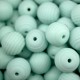 Palline Rigate 15mm  in Silicone– Atossiche e BPA Free per Creazioni Artigianali