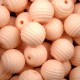 Palline Rigate 15mm  in Silicone– Atossiche e BPA Free per Creazioni Artigianali