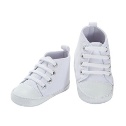 Scarpine Sneakers Alte Neonato in Tela Personalizzabili DTF