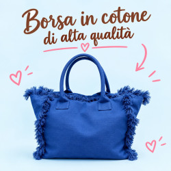 Borsa Grande di Cotone ARTEKIDS – Shopper sostenibile e versatile 56x33x22 cm