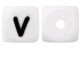 Lettere 12 mm Silicone Bianco / Nero