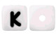 Lettere 12 mm Silicone Bianco / Nero