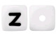 Lettere 12 mm Silicone Bianco / Nero
