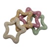 Massaggiagengive Stella in silicone – Accessorio sicuro e creativo per neonati e articoli handmade