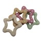 Massaggiagengive Stella in silicone – Accessorio sicuro e creativo per neonati e articoli handmade