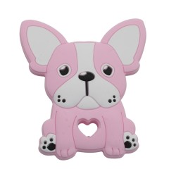 Massaggiagengive Bulldog in silicone – Accessorio sicuro e originale per neonati creativi