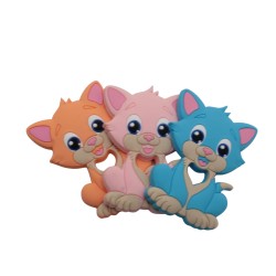 Massaggiagengive Gatto in silicone – Accessorio sicuro e creativo per neonati e fai-da-te